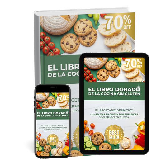 🥖✨ EL LIBRO DORADO DE LA COCINA SIN GLUTEN💰